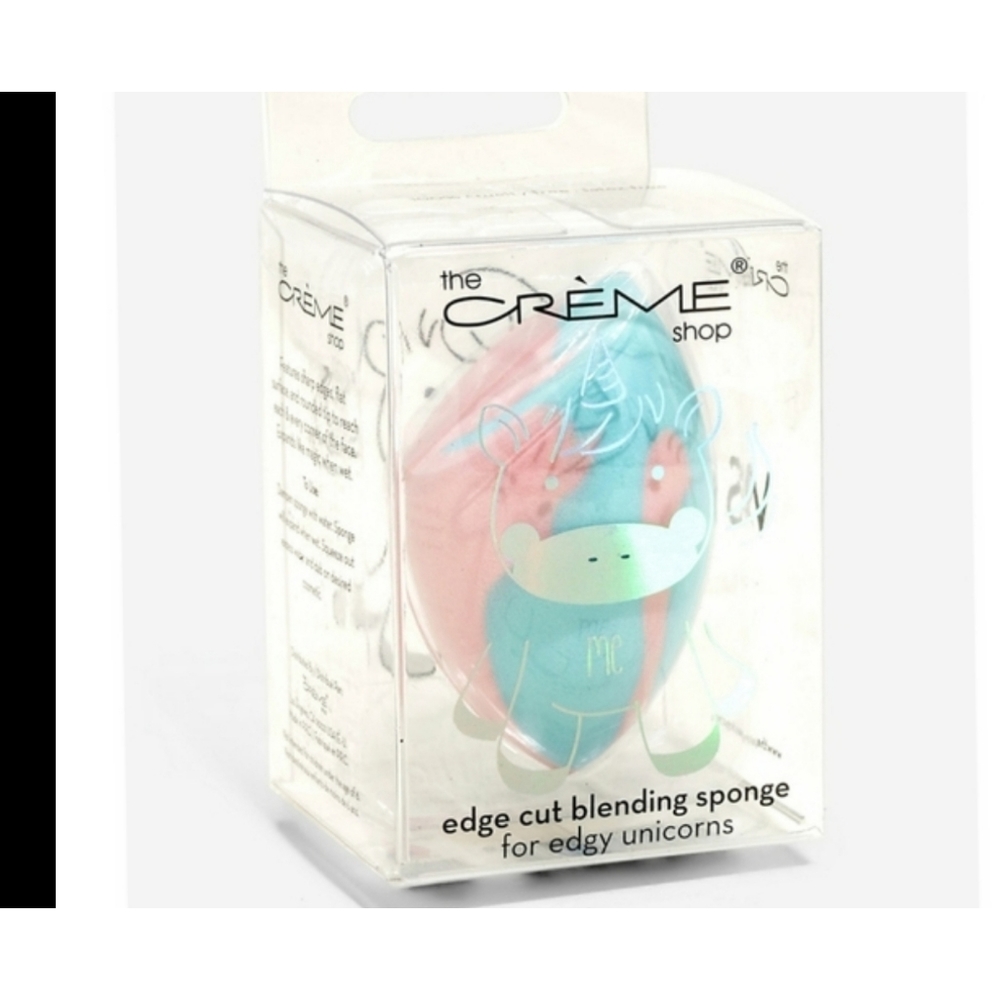 🥰 3/$10 the CRÈME shop Unicorn Rainbow Edge Cut Blending Sponge set